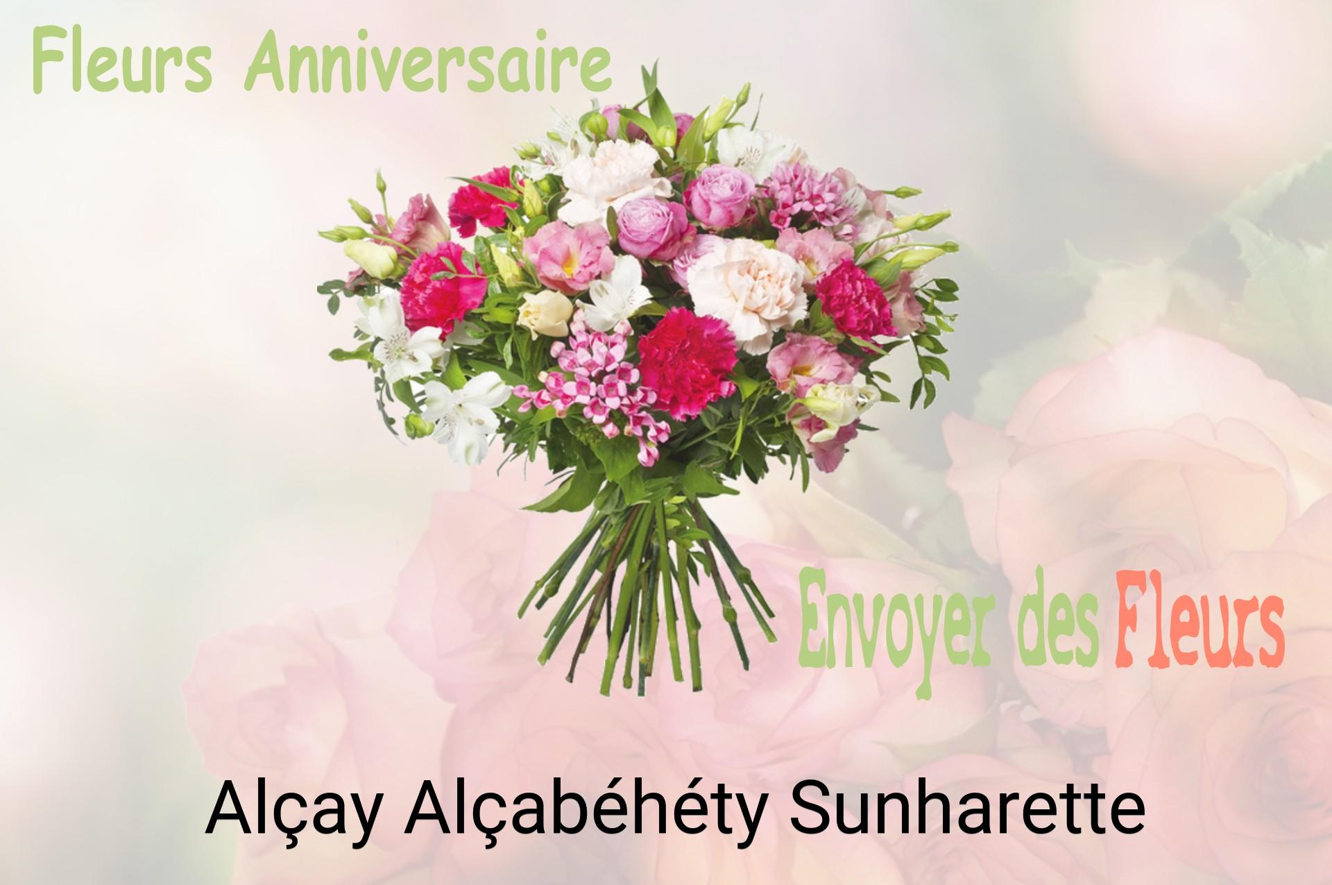 Bouquet de fleurs d’anniversaire livré à Alçay-Alçabéhéty-Sunharette